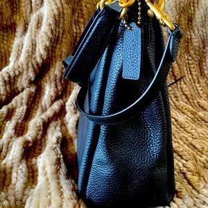 Black coach shoulder/crossbody